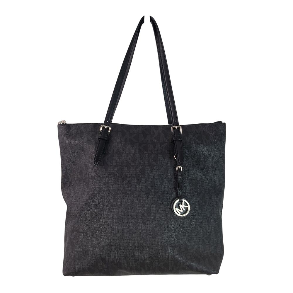 Michael Kors Black Logo Bag Purse Satchel NEW